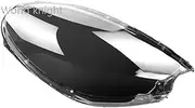 CLZCNQLX Car Headlamps Cover Transparent Lampshades Lamp Shell Headlight Glass Lens Covers Styling Compatible for Porsche Macan 2014 2015 2016 20(Left)