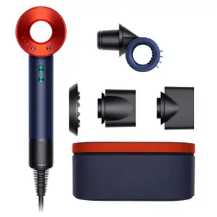 【dyson 戴森 限量福利品】HD15 Supersonic 全新一代 吹風機 溫控 負離子(普魯士藍托帕石拼色禮盒版)