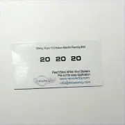 Dinky Toys 110 Aston Martin DB3 Sports Grey Racing RN#20 Stickers