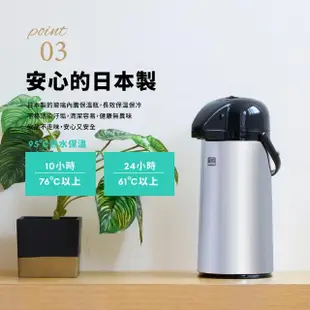 【ZOJIRUSHI 象印】象印玻璃內膽真空保溫杯-1850ml(AAPE-19S 保溫瓶)