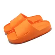 Nike Calm Slide Bright Mandarin Orange Men Casual Sandals Slippers FD4116-800