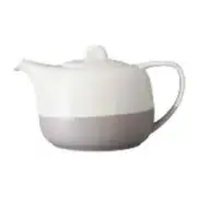 Oneida HO1108053WH Hamptons White 14 oz. Ceramic Teapot - 1 Doz