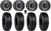 Method 401 Bdlk 15" Wheels Bk 5+1 30" Intersect Tires Wildcat XX