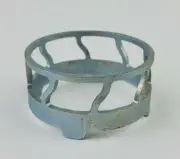 1/64 Standi Metal painted Silver Round Bale Feeder custom farm display