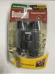 Bushnell Powerview 10x25 Compact Binoculars. Model No. 131225C
