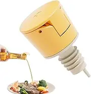 Olive Oil Pourer - Leak-Proof Bottle Plug, Multipurpose Oil Dispenser | 75 degree automatic opening and closing oil pouring nozzle, Automatic back suction without oil hanging for mess-free pouring