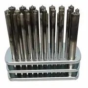 TTC SSG-28 3/32"-1/2"x64th + 17/32" 28 Pc Transfer Punch (Spotter) Set