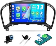 UNITOPSCI 2G+64G Android 13 Stereo Car Radio for Nissan Juke 2011 2012 2013 2014 2015 2016 Wireless CarPlay Android Auto 9" 1080P Touch Screen, Bluetooth/GPS/WiFi/FM/RDS/Type-C, AHD Backup Camera/SWC