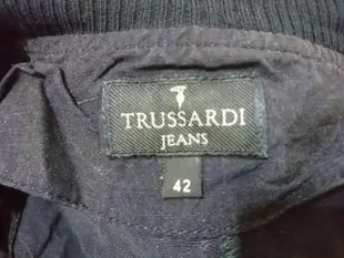TRUSSARDI 簡約 深藍色 春夏棒球外套 薄款 20180927-3B