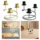 3 Arms Candle Holder Tapered Candles Holder Candles Holder for Festival Desk