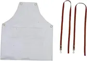 Luxshiny Transparent Kitchen Apron Adjustable Bib Design for Men and Women for Cooking Painting and Crafting Chic Translucent Protective Smock