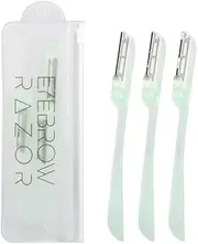 AIMALL 3PCS Eyebrow Razor Set Pro Trimmer Women's Sharper Facial Blade Hair Shaving - Eco-Friendly Facial Hair Care Kit for Women