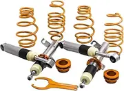 Coilovers Suspension Kit Compatible for Ford Fiesta Mk5 JH1, JD3 1.25 16V/1.3/1.4 16V/1.4 TDCi/ 1.6/1.6 16V/1.6 TDCi/ST150 2002-2008