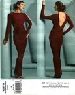 2005 New Donna Karan Gown Dress Sewing Pattern Choice 6-22 Vogue 2879 OOP Rare
