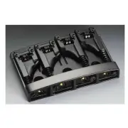 Schaller Bass Guitar Bridge 4-String Bass 3D Black Chrome 12130400