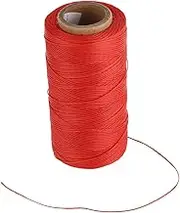 Barbuly 260M 150D 1MM Leather Sewing Waxed Wax Thread Hand Needle Cord Craft DIY :Red