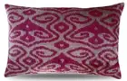 Canvello Decorative Pink Purple Geometric Throw Pillow Down Feather Filled - 16x