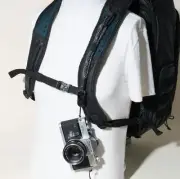 CHECKMATE CAMERA WRIST STRAP v3 Black & White w/ Peak Design Anchor & Carabiner