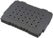 POWERTEC 71419 Router Bit Storage Tray for Festool Systainer SYS 1, Black