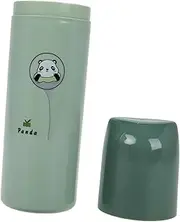 LOORGVEL Travel Toothbrush Holder with Integrated Mouthwash Cup Portable and Convenient Toothbrush Case for Family Use Easy to Clean Travel Toothpaste Storage Container Design