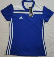 Adidas Woman's Jersey CE8953 Climalite Tech BOBBLUE/White Size XS