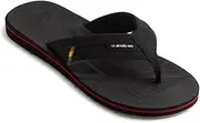 [Quiksilver] Men's Island Oasis Squish Flip-Flop, Black