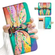 ( For Vivo Y20S ) Wallet Flip Case Cover AJ23558 Dragonfly