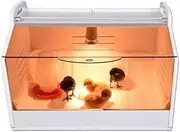 Small Brooder for Hand Raised Birds, Parrot, Cockatiel, White, 48x30x30, UVB+UVA Heat Resistant, Fire Retardant, Indoor Use