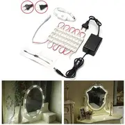 6W SMD5630 Dimmable Waterproof White 30 LED Module Strip Light Cabinet Mirror Lamp Kit AC110-240V 7184 EU PLUG