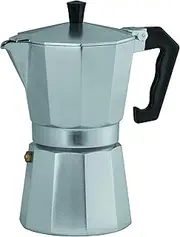 Avanti Classic Pro Espresso Coffee Maker, 6 Cup/300 ml, Cast Aluminium,Silver