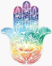 Spiritual Hamsa Hand Vinyl Decal Art Graphic Laptop Sticker NEW