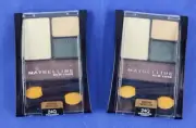 2x Maybelline Expert Wear Quad Modern Metallics Eyeshadow, 24Q Enchanted Forest