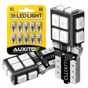 10x Ultra Blue T10 LED Bulbs Car Interior License Light 2825 168 194 2835 14E ED (for: Honda)