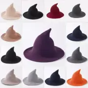 Halloween Party Hat Christmas Cute Magic Hat Soft Breathable Warm Wizard Hat