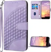 Cover Compatible with OnePlus 11 5G,Compatible with OnePlus 11 5G Magnetic Closure [PU Leather + Shell] Card Slot Flip Stand Lanyard Purple