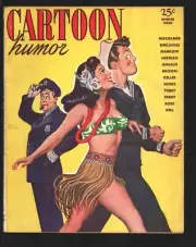 MAG: Cartoon Humor 1/1946-Earle Bergey cover -Cartoon art by Reamer Keller, L...