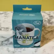 NIB Manatea Tea Infuser Fred Silicone Manatee White Elephant Secret Santa Gift