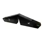 AAA BOXES Premium BLACK 900mm TAPERED ALUMINIUM UTE TRAY UNDER TOOLBOX (PAIR)