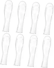 8Pcs Electric Toothbrush Head Covers Portable Toothbrush Protector Caps for Travel Durable Material Easy to Clean for Keeping Brush Heads Clean and Covered
