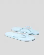 [Roxy] Roxy Women's Viva Flip Flops Slippers in Light Blue Size 2 2 Light Blue
