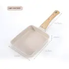 Kitchen Thickened Omelet Pan Non Stick Pan Square Frying Pan Egg Roll Steak Smal
