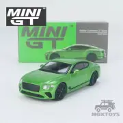 MINI GT 1:64 Bentley Continental GT Speed 2022 Apple Green Model Car