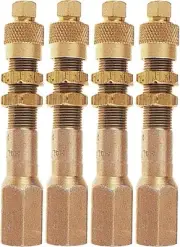 Haltec 867-3 3" Large Bore Brass Valve Extension Pack of 4