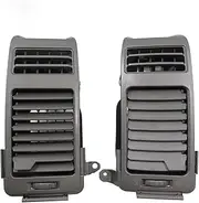 Car Air Conditioning Vent Control Compatible for Nissan Titan Armada 2004-2006 No Center Speaker Dash Radio Outlet Panel Button(Left and Right-Gray)