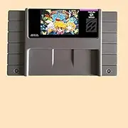 Royal Retro Magical Pop'n 46 Pin 16 Bit Grey Game Card For USA NTSC Game Player