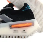 adidas NMD S1 Core Black Blue Orange Trainers Boost Sneakers New Shoes Men 8UK