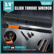 4Pc 3/8" Drive Click Torque Wrench Ratchet Socket with Adaptor Extension