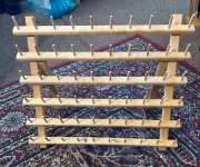 Wooden Thread Spool Rack 60 Spools June Tailor Standing FREE SHIPPING