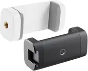 2pcs Universal Phone Holder Clip for Tripod Mobile Phone Clamp Smartphone Mount Adapter Ideal for Live Streaming Selfie and Photography