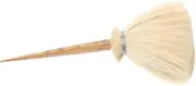 LALAFINA Pottery Painting Brush Head Multi Use Art Delineating Brush with Handle for Cleaning DIY Ceramics and Dust Removal for Professional Pottery Artists